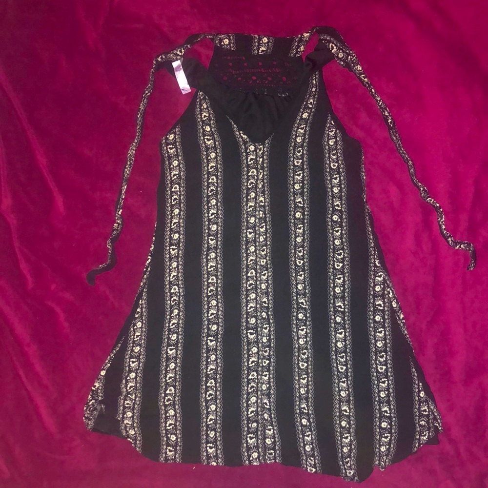 Black And White Casual Dress